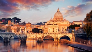 Vatican city with St. Peter's Basilica