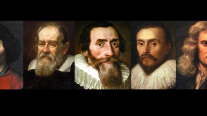 Copérnico, Galilei, Kepler, Harvey y Newton