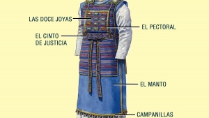 Imagen de la indumentaria del Sumo Sacerdote