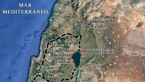 Galilea y las áreas circundantes