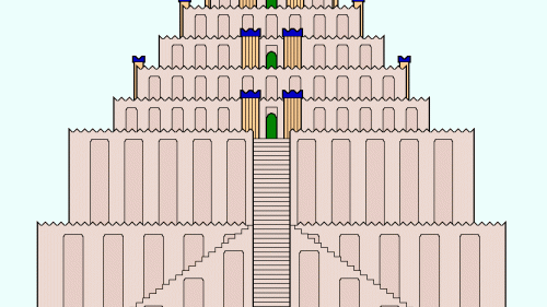 Dibujo del Etemenanki