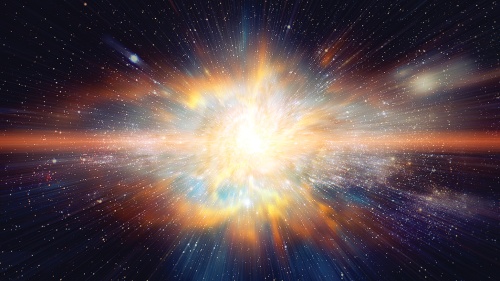 Burst of powerful light in the galaxy.
