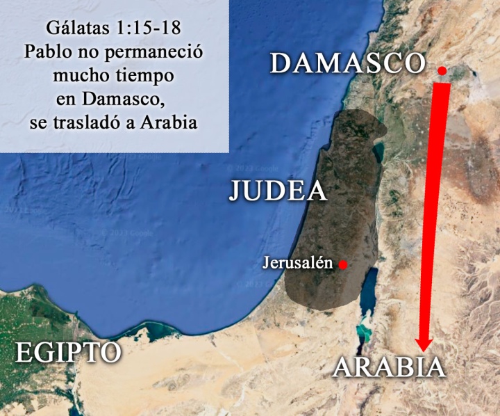 15-18 explica los primeros pasos de Pablo