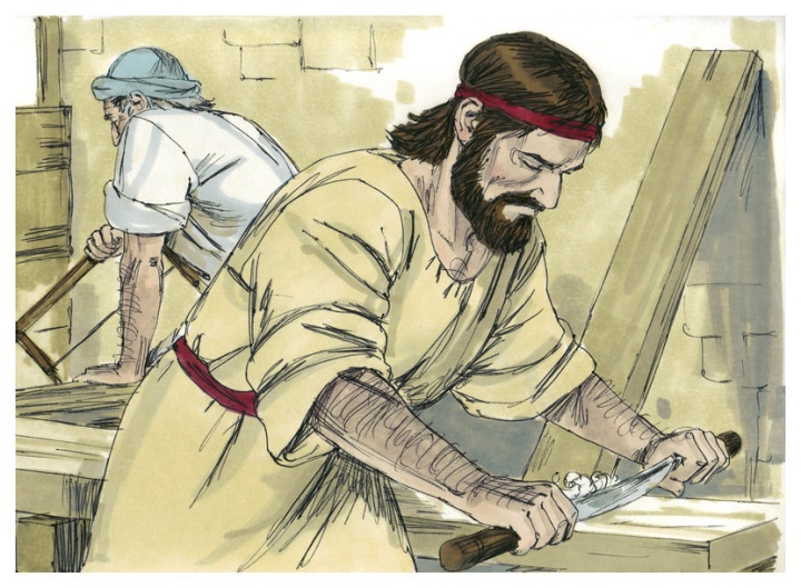 Un típico carpintero de tiempos de Jesús
