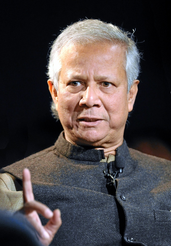 Muhammad Yunus - Foro Económico Mundial en Davos, Suiza, 2012.
