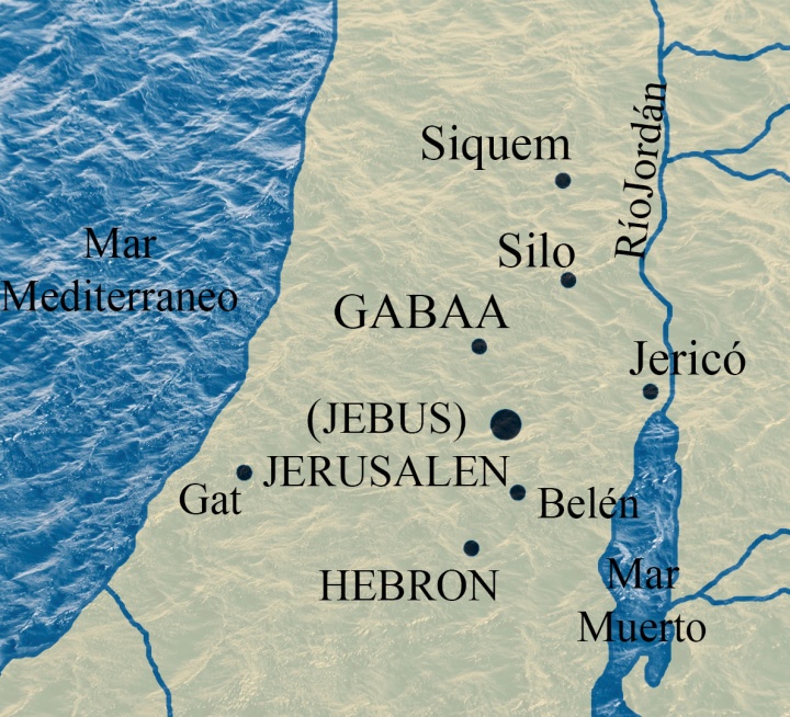 Ubicación de Jerusalén