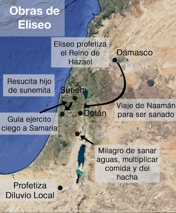 Algunas de las obras de Eliseo