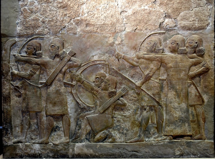 Grabado asirio que representa a su ejército. Usaron tropas similares para conquistar a Samaria en 721 a.C.