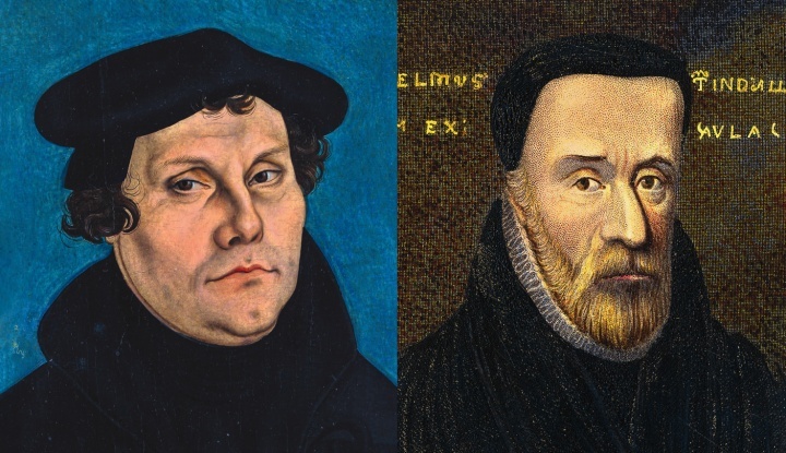 Los famosos reformadores de la iglesia Martín Lutero (izq.) y William Tyndale entendían la verdad bíblica de que los muertos, en vez de ir al cielo o al infierno al morir, en realidad descansaban inconscientes hasta una futura resurrección.