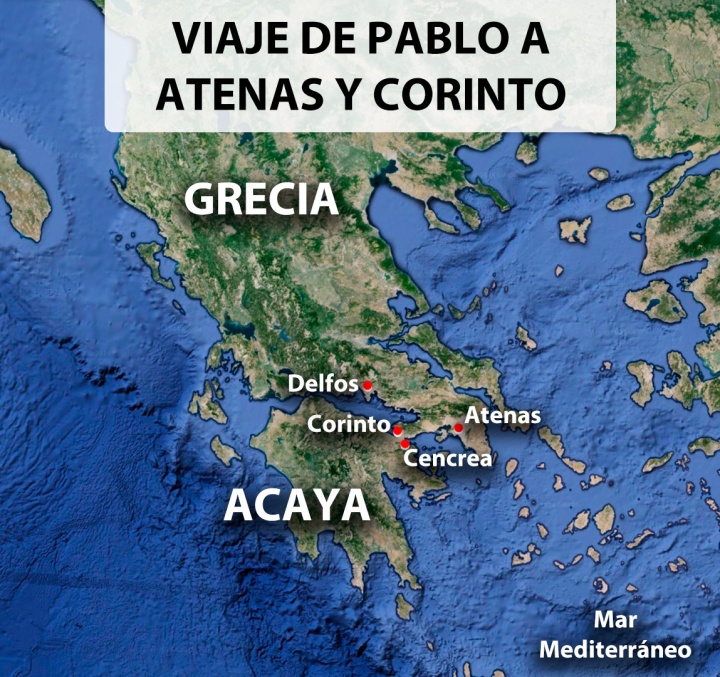 Corinto era el puerto principal de Grecia