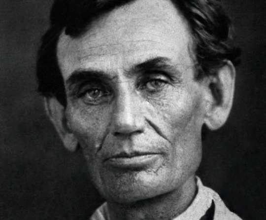 Abraham Lincoln en 1858, cuando dió su discurso “Una casa dividida”.