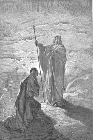 Samuel bendice a Saúl