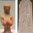 Figura de Asera y relieve de Baal.