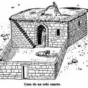 Casa sencilla de un piso.