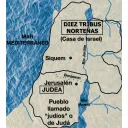 La división del reino de Israel.