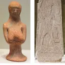 Figura de Asera y relieve de Baal