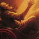 Elías es conducido hacia el cielo por un carro de fuego