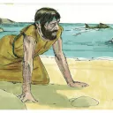 Jonás expulsado por el gran pez