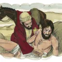 El samaritano actuó conforme a los mandamientos de Dios