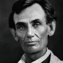 Abraham Lincoln en 1858, cuando dió su discurso “Una casa dividida”.