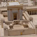 Representación del templo construido por Salomón.