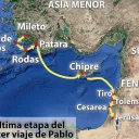 Última etapa del tercer viaje de Pablo.