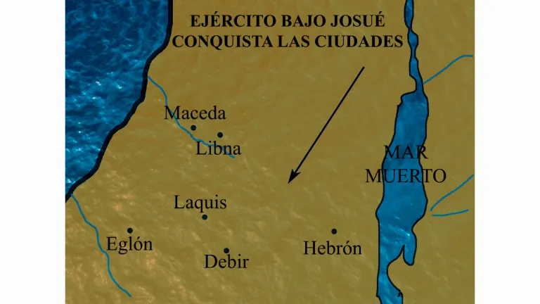 Conquista de las ciudades del sur.