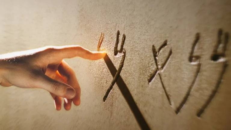 La escritura en la pared