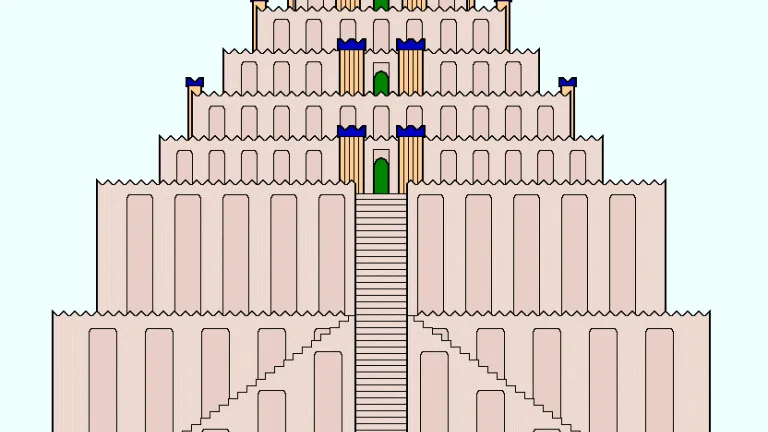 Dibujo del Etemenanki