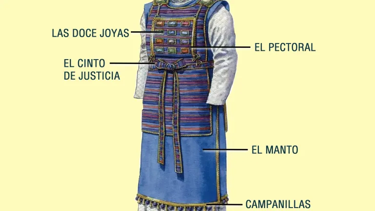 Imagen de la indumentaria del Sumo Sacerdote
