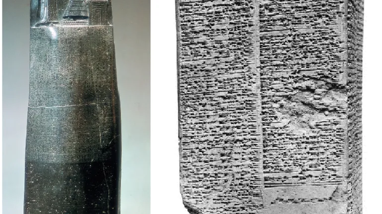 Ejemplos de piedras grabadas con Leyes