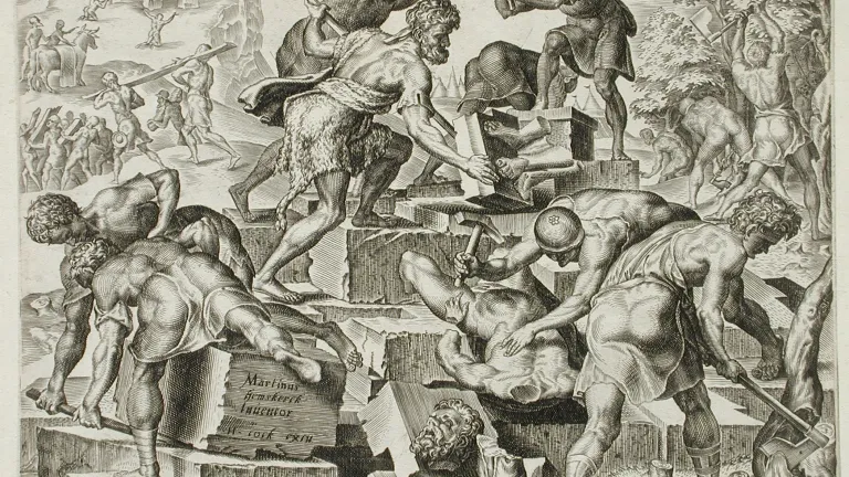 Gedeón destruye el altar de Baal