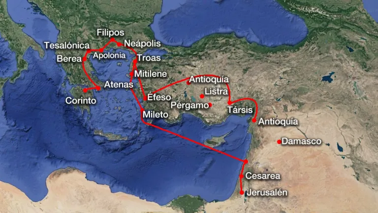 Puntos importantes del Tercer Viaje de Pablo