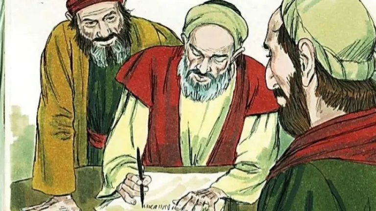 Ilustración sobre el concilio de Jerusalén Ilustración sobre el concilio de Jerusalén