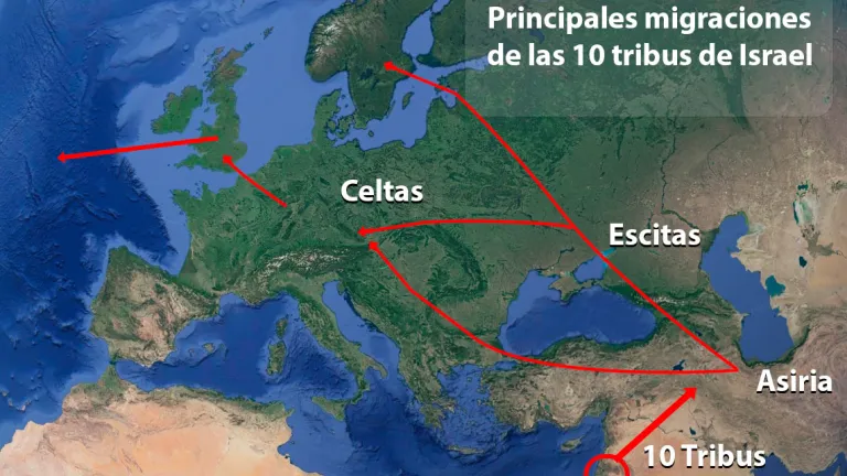 Mapa sobre el orígen de Alemania