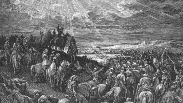 Josué y el pueblo de Israel en la conquista de la Tierra Prometida