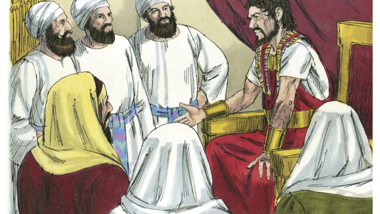 Varios magos vienen a Jerusalén y se presentan con Herodes Varios magos vienen a Jerusalén y se presentan con Herodes