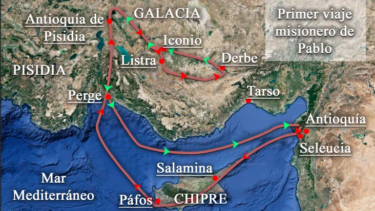 Primer viaje misionero de Pablo