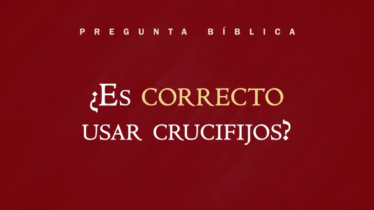 ¿Es correcto usar crucifijos?