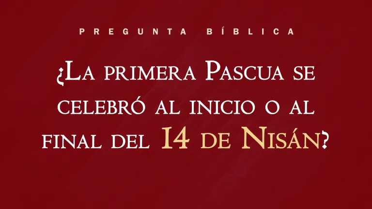 ¿La primera Pascua se celebro al inicio o al final del 14 de Nisán?