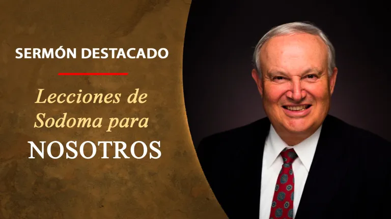 Lecciones de Sodoma para nosotros