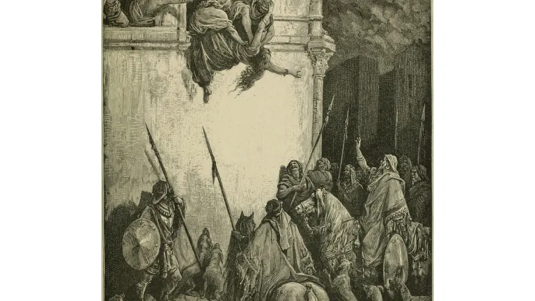 Muerte de Jezabel.