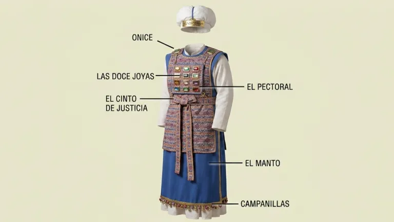 Imagen de la indumentaria del Sumo Sacerdote.