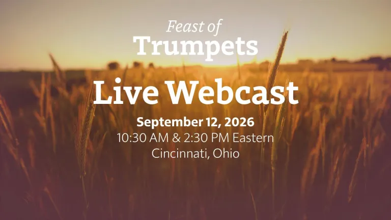 Webcast - Feast of Trumpets