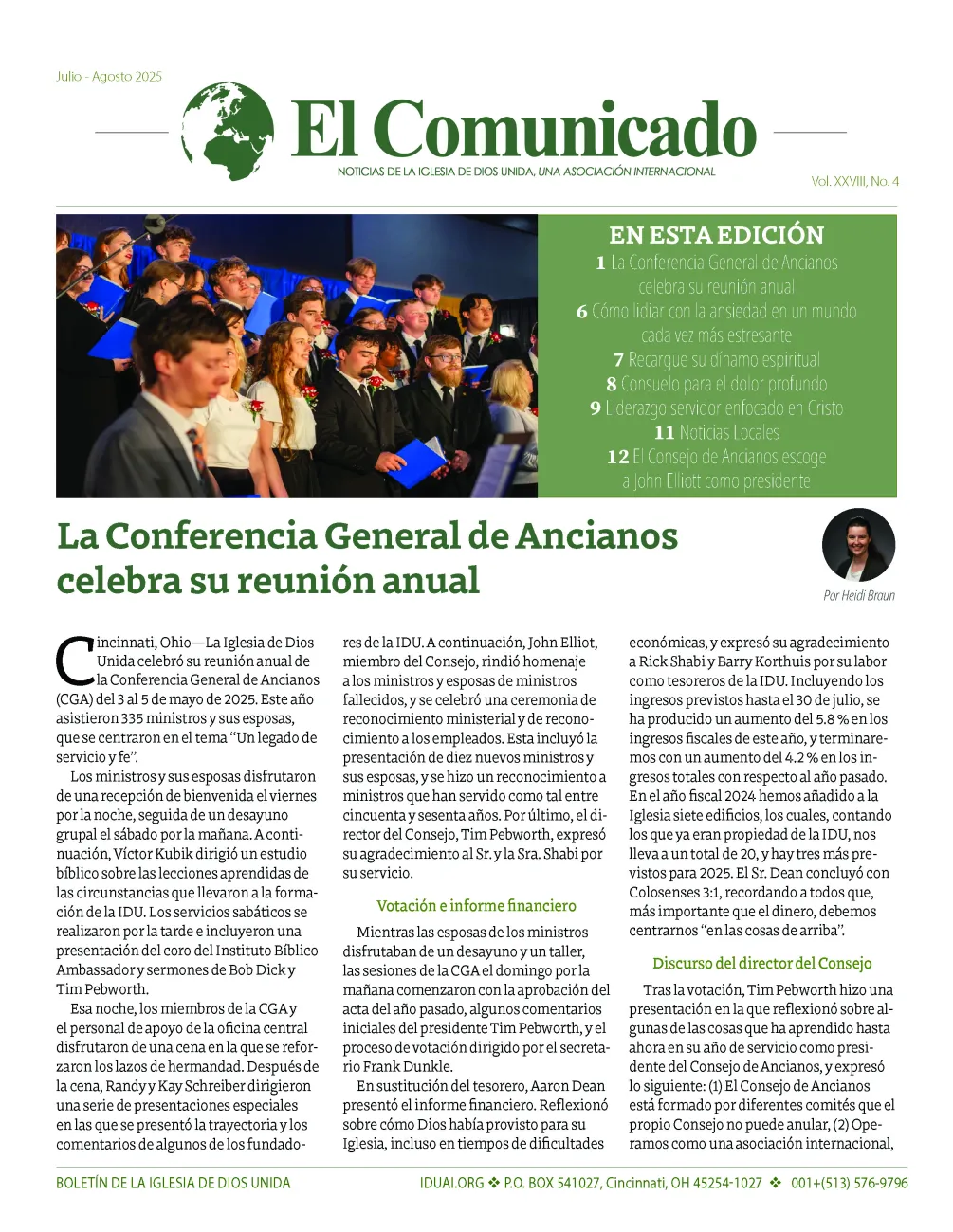 El Comunicado Julio-Agosto 2025