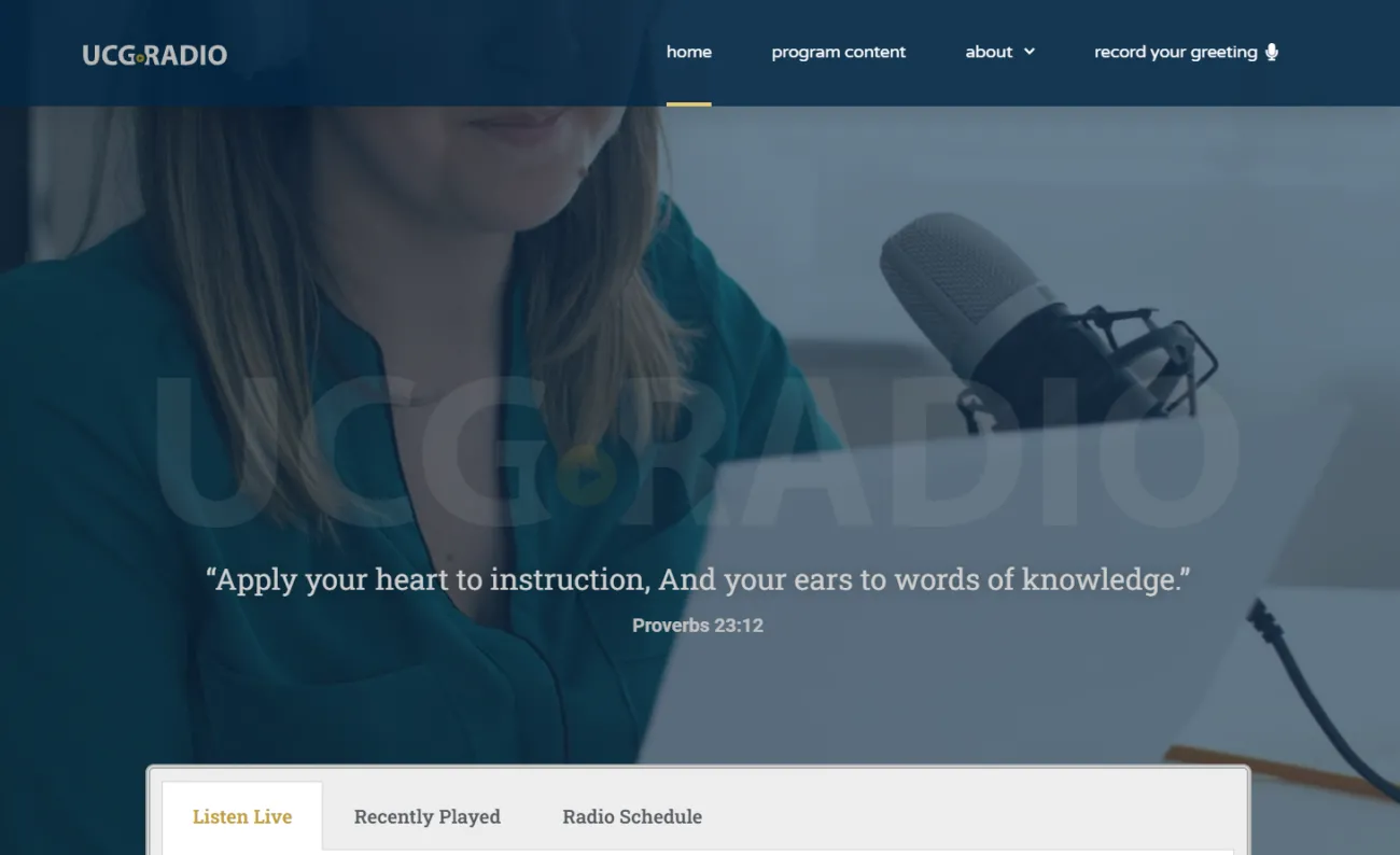 UCG Radio screenshot