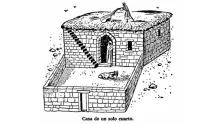 Casa sencilla de un piso.