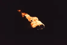 A fire torch.