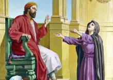 Permanece junto a mí: Parábola de la viuda importuna