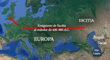 Migraciones desde Escitia hacia las Islas Británicas